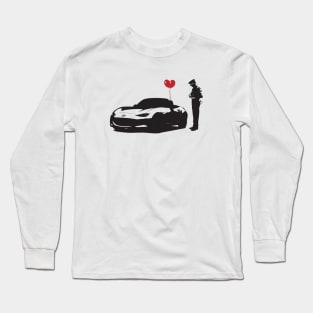 Policeman & driver in Miata Long Sleeve T-Shirt